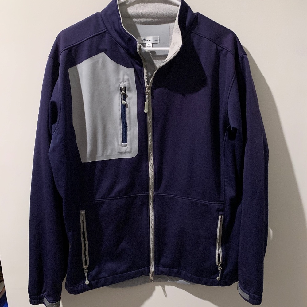 Peter Millar Crown Sport Gale Force Stretch Softshell Golf Jacket - Medium
